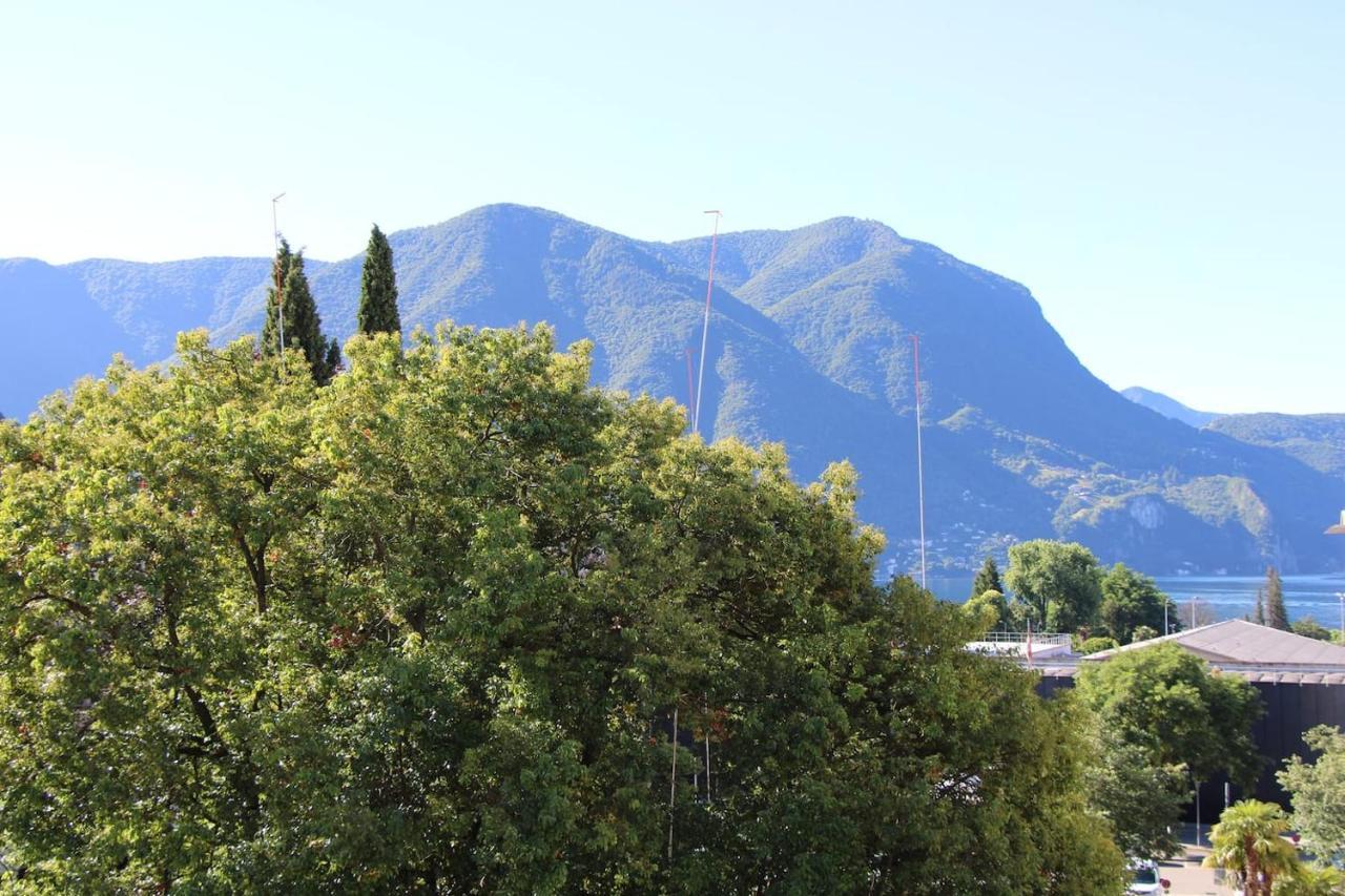 New & Modern Apartment With Beautiful Lake View! Lugano Dış mekan fotoğraf